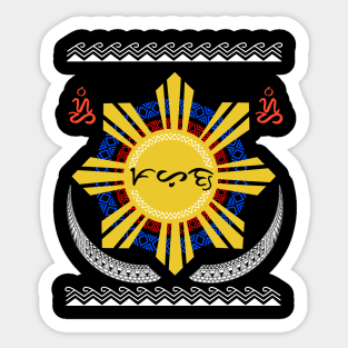 Philippine Sun / Badlit word Puhon (Someday/Hopefully) Sticker